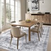 5 x 7 Machine Washable Area Rug with Non-Slip Backing Medallion Accent Foldable Distressed Low Pile Throw Rug Stain-Resistant Floor Cover for Bedroom - 2 of 4