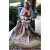 Manual Woodworkers and Weavers Angel of Light Tapestry Throw Blanket 50"x60", Cotton, Inspirational Woven Christian Angel Decor - 3 of 3
