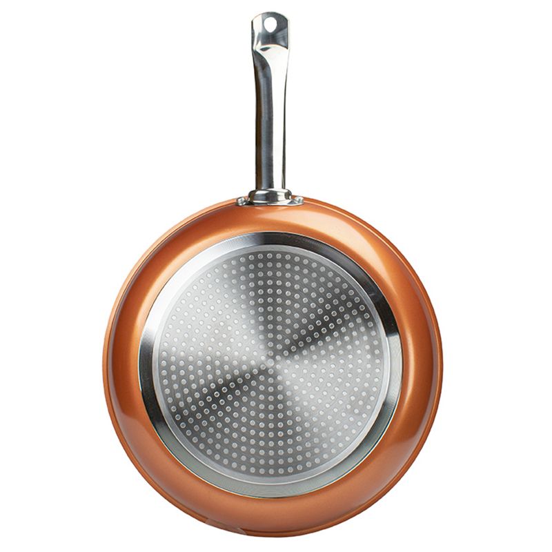 Brentwood 11.5in Induction Copper Frying Pan with Non-Stick Ceramic Coating, 2 of 4