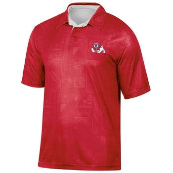 NCAA Fresno State Bulldogs Men's Tropical Polo T-Shirt