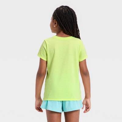 Детские Cat & Jack Girls' Short Sleeve 'Surf's Up' Graphic T-Shirt - Cat & Jack™ Lemon Yellow S — фото 3