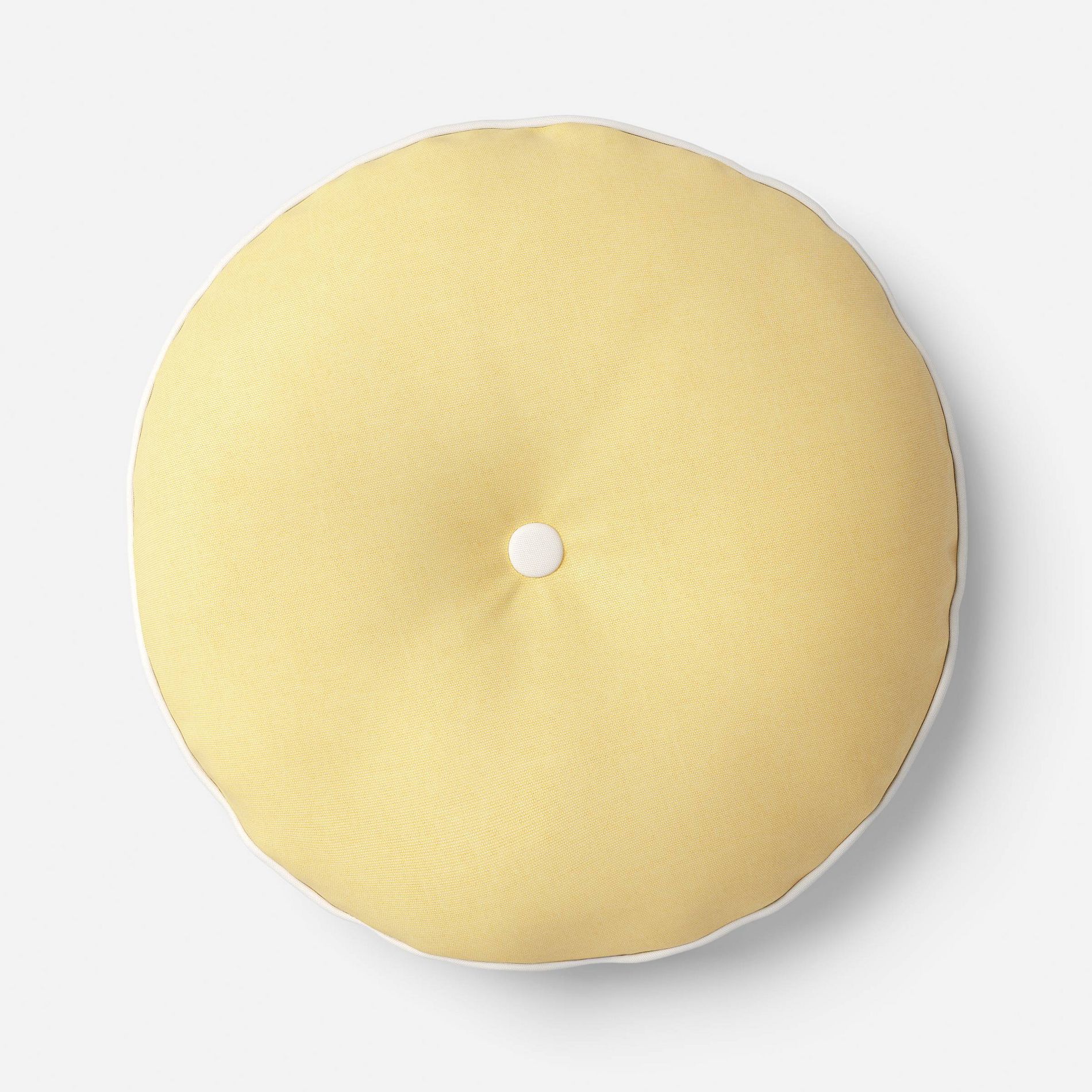 14"x14" Round Accent Pillow Yellow/Ivory - Room Essentials™