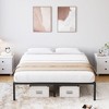 6 Inch Twin Bed Frame No Box Spring Needed, Heavy Duty Metal Platform Bed Frame Twin Size, Black - 3 of 4