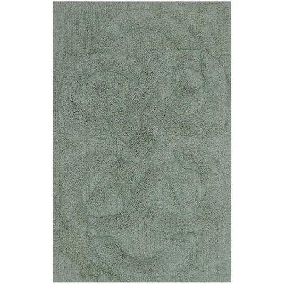 Knightsbridge Tuft Twisted 220 GSF Non Skid Back Bath Rug - 17" x 24"