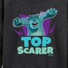 Women's - Disney - Top Scarer Lightweight French Terry Wide Neck Long Sleeve Shirt - 2 of 4