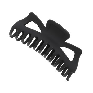 Unique Bargains Frosted Monster Hair Clips Black 1 Pc - 1 of 4