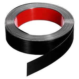 Unique Bargains Self-Adhesive Stainless Steel Mirror Finish Peel and Stick Wall Trim - 1 of 4