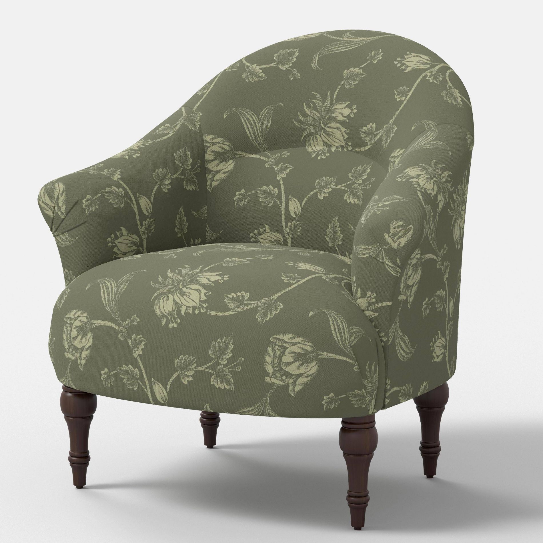 Printed Accent Chair Euphemie Floral Sage - Threshold™ designed with Studio McGee