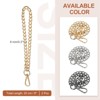 Unique Bargains Alloy Durable Removable Buckles Replacement Purse Chain Strap 2 Pcs - 2 of 4