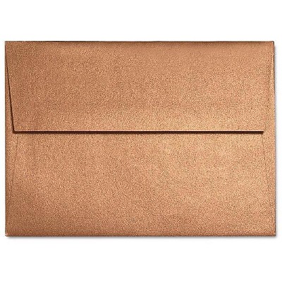 LUX A6 Invitation Envelopes 4 3/4 x 6 1/2 50/Box Copper Metallic 5375-11-50
