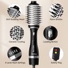 SKIMI Hair Dryer Brush, Black Blow Dryer Brush, Oval Barrel Hot Air Brush for Drying, Straightening, Curling, Blowout Hair Dryer Brush for Women - 2 of 4