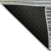 Beige Tan And Taupe Striped Washable Indoor Outdoor Area Rug - 4 of 4