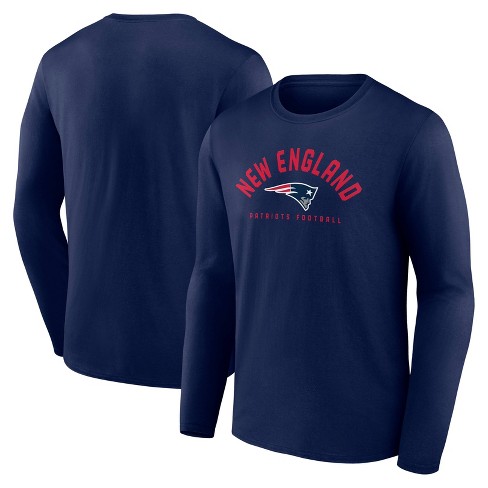 Nfl New England Patriots Men s Core Long Sleeve T shirt Xl Target