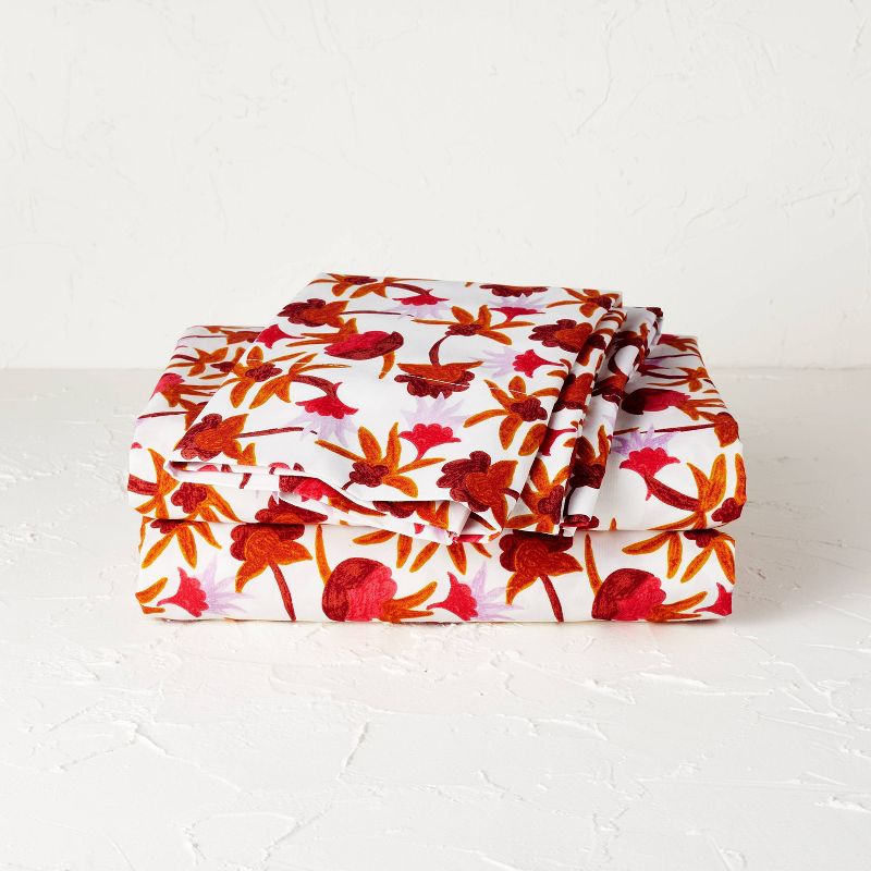 Printed Cotton Percale Sheet Set - Opalhouse™ designed with Jungalow™, 1 of 8
