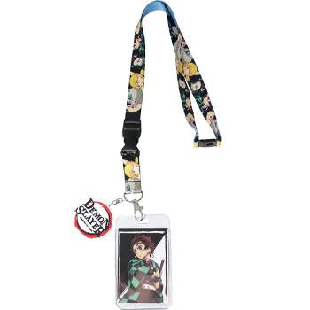 Naruto Shippuden Anime Kakashi Character ID Badge Holder Lanyard w/Kakashi  Rubber Pendant and Collectible Sticker