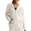 Seven Times Six Peanuts Snoopy Woodstock Men's Hoodie Merry & Bright Front & Back Design - 2 of 4