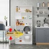 FUFU&GAGA Combination Modular Cabinet Living Room Display Cabinet Storage Solutions - 3 of 4