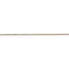 Black Bow Jewelry 0.8mm, 14K Yellow Gold Diamond Cut Round Wheat Chain Anklet - 10 inch - 2 of 4