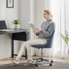 DOMETOUR Home Office Desk Chair Blue - Adjustable Rolling Chair - 2 of 4