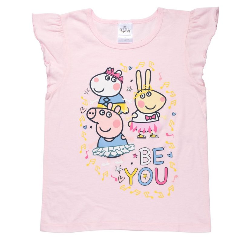 Peppa Pig Girls 3 Pack T-Shirts Toddler , 3 of 8