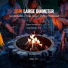 VEVOR Fire Pit Ring, Fire Pit Insert with Barbecue Fire Ring, 35-In Outer/31-In Inner Diameter, 8.5in Height, for Outdoor Camping, Bonfires, Black - 4 of 4