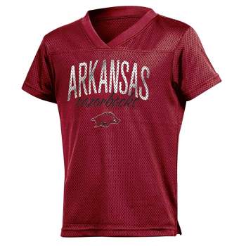 NCAA Arkansas Razorbacks Girls' Mesh T-Shirt Jersey