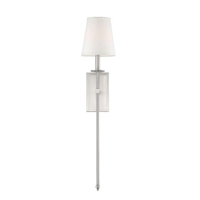 Savoy House Monroe 1 - Light Wall Light in  Satin Nickel