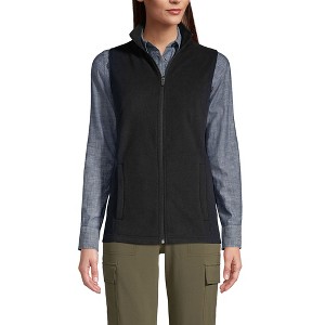 Lands' End Women's Thermacheck 100 Fleece Vest - 1 of 4