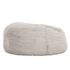 CAVINAS Polyester Round Bean Bag Chair,Oversized Lazy Sofa Chair with Memory Foam,Modern Lounge Chair for Living Room - 4 of 4