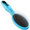 BOSHEL Dog Hair Brush & Pet Hair Remover – 2-In-1 Dog Grooming Brush with safety Rounded Pins + Dog Hair Remover, Cleans The Hairy Mass - 3 of 4