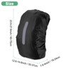 Unique Bargains Waterproof Backpack Rain Cover with a Vertical Reflective Strap for Hiking/Biking 1 Pc - 3 of 4