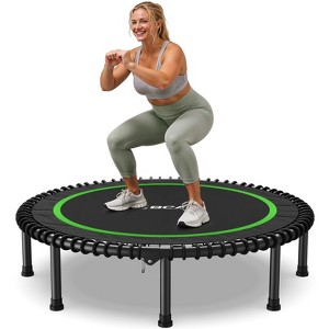 BCAN 48 Inch Adult Fitness Trampoline with Durable Bungees, 450LBS