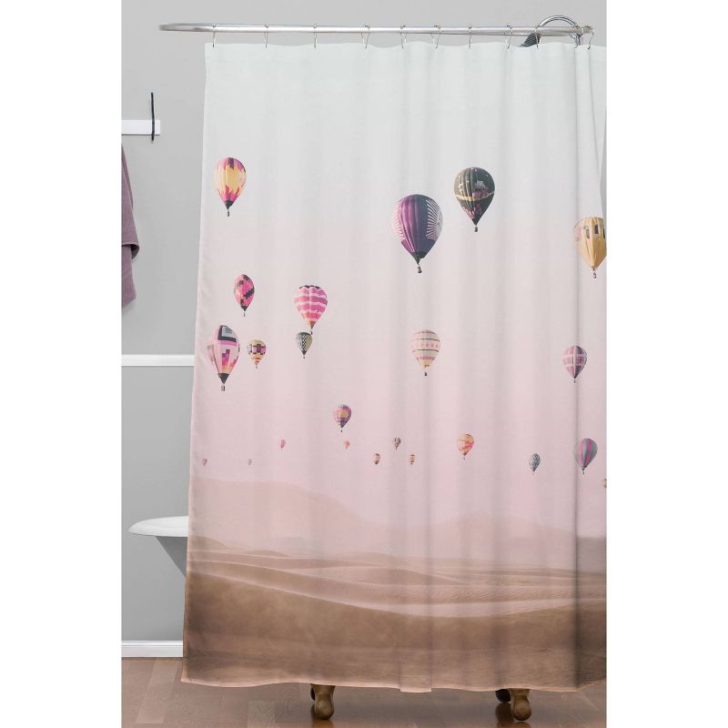 Sisi and Seb Around The World Shower Curtain Pink - Deny Designs, 3 of 6