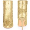 BLISSFUL STEP Women's Stiletto Heel Pointed Toe Party Sequin Dressy Ankle Boots - 2 of 4