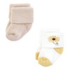 Touched by Nature Infant Girl Organic Cotton Socks, Soft Wildflower - 3 of 4