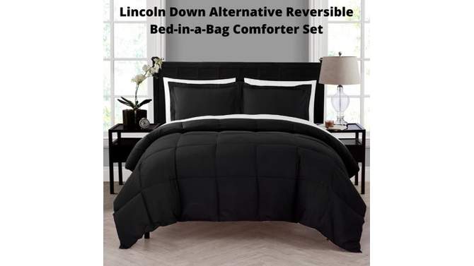 Lincoln Down Alternative Reversible Bed in a Bag Comforter Set  - VCNY, 2 of 13, play video