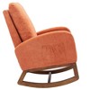 NicBex Rocking Chair Modern Glider Rocking Chair Armchair Comfy Chair with Side Pocket and Wood Legs for Living Room, Bedroom - 3 of 4