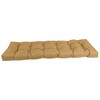 Blazing Needles, 60-inch by 19-inch Tufted Solid Outdoor Spun Polyester Loveseat Cushion - 2 of 3