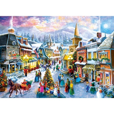 Victorian Holidays 1000 Piece Christmas Jigsaw Puzzle with Bonus Poster
