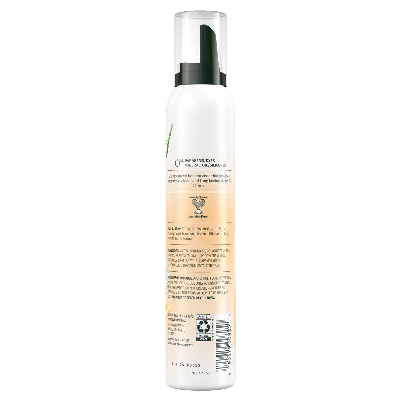 Herbal Essences Volumizing Hair Mousse, Weightless Volume for All Day Hold Mousse for Fine Hair - 6.8oz, 5 of 9