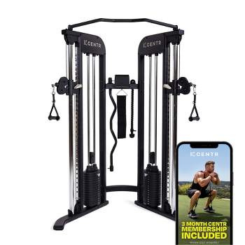 Costway Portable Home Gym Full Body Workout Equipment w/ 8 Exercise  Accessories 