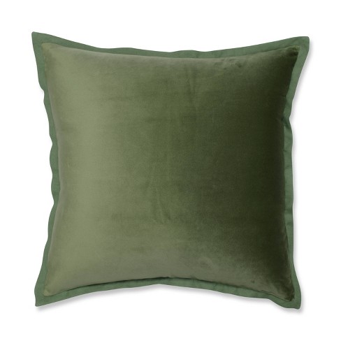 Green velvet hotsell pillow target