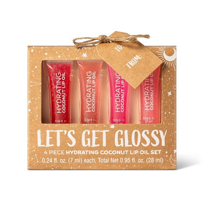 Juicy Tubes Lip Makeup Gift Set - 4ct
