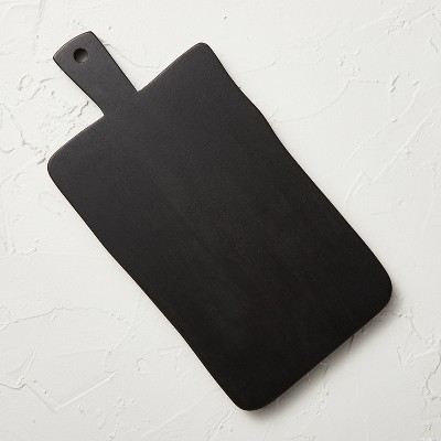 14" x 6.7" Wooden Cheese Serving Board Black - Opalhouse™ designed with Jungalow™