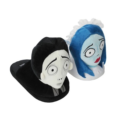 Tim Burton’s The Corpse Bride Victor and Emily Women’s Plush Slippers