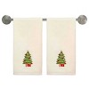 Avanti Trees 2-Pack Hand Towel Set - 2 of 3