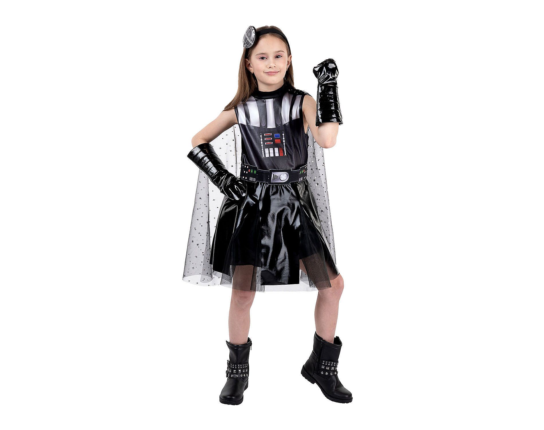 Star Wars Boys' Darth Vader Halloween Costume Dress 4pc