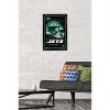 Trends International NFL New York Jets - Neon Helmet 24 Framed Wall Poster Prints - 2 of 4