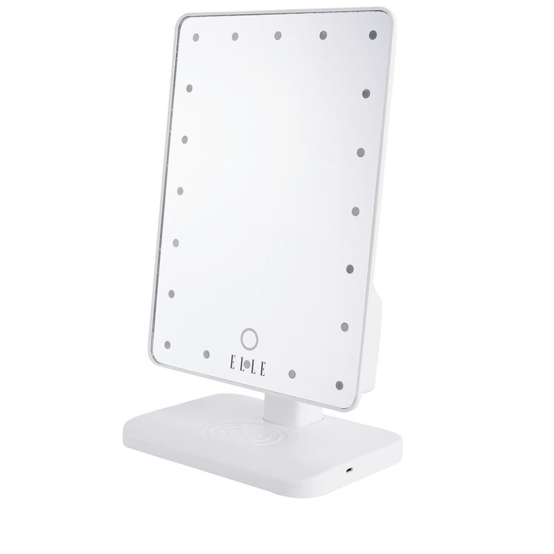 Elle Light up Vanity Mirror with Bluetooth Speakers, Wireless Charging, 2 of 9