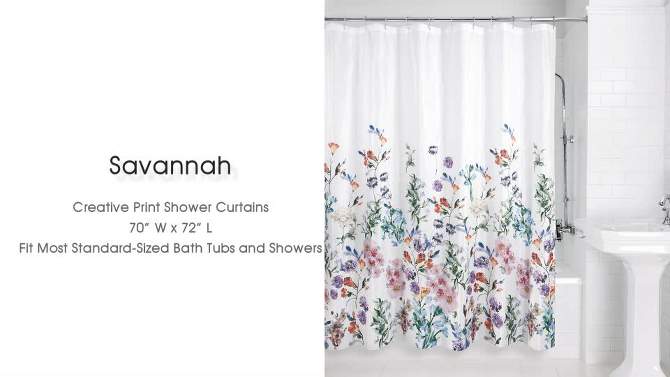 Savannah Shower Curtain - Allure Home Creations, 2 of 6, play video